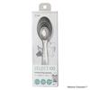 Kai Measuring Set of 1 1 Oval Dishwasher Easy To Moomin X SELECT100 DH3203 Spoons, 4 Tbsp, 1/2 Tsp, Tsp, 1/2 Tsp, Shape, Safe, Clean, Silver,