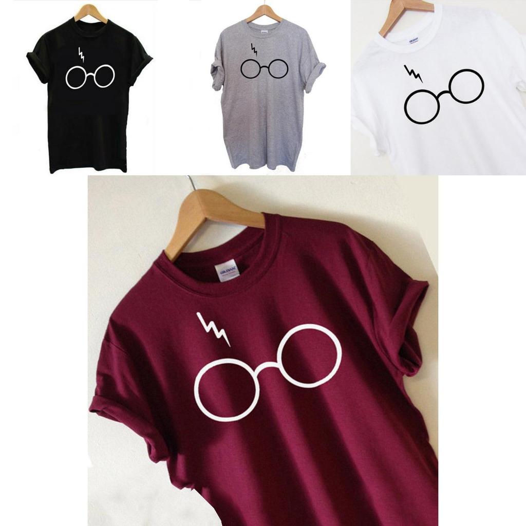 Tshirt Tendance Dete Femme Casual Glasses Impression Basique Tee Haut Shirts