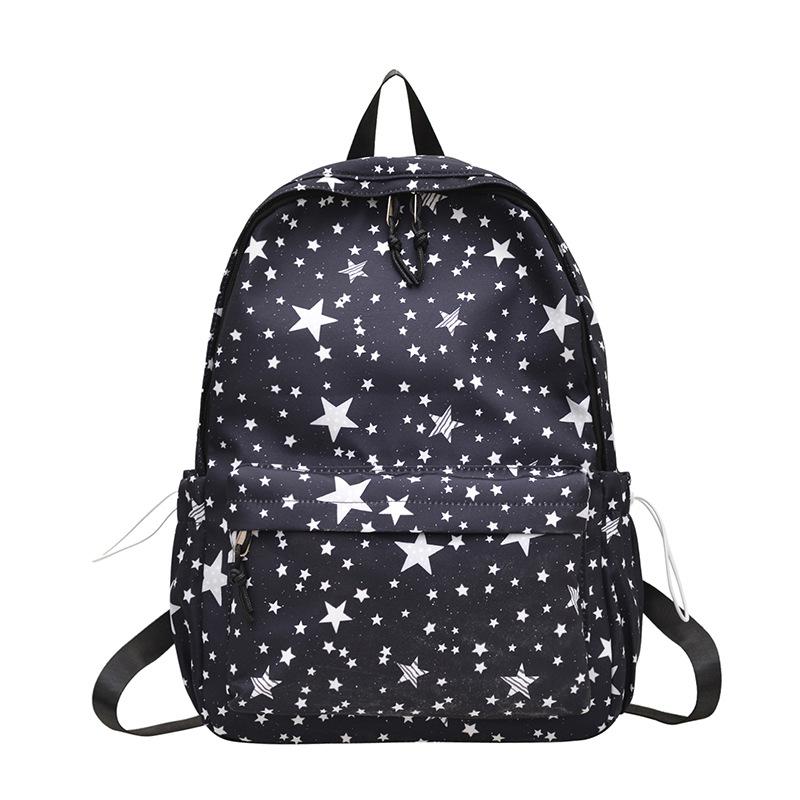Schoolbag new middle and high school girls schoolbag simple Korean version versatile cute backpack large capacity leisure travel backpack