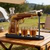 Pistol Shape Whiskey Decanter Set with 2 Shot Glasses – Novelty Gun Liquor Dispenser for Bar, Man Cave, Groomsmen Gift