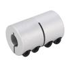 Rigid Coupling Stainless Steel Shaft Coupler Connector D25L40 Motor Damping Coupling for Stepper Motors Servo Motors