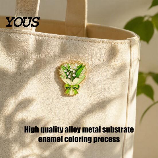 Sophisticated Coat Accessory Bouquet Brooch Pin for Women, Enamel Romantic Flower Jewelry, Durable Women Zinc Alloy Floral Lapel Coats Dresses