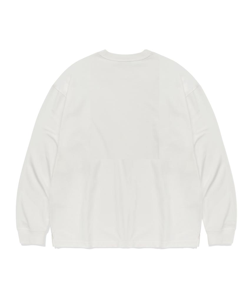 COVERNAT Signature Symbol Long Sleeve Off White