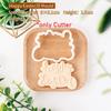 Happy Easter Blessing Words Fondant Icing Cookie Cutter Mold Easter Party Dessert Decor Embossing Stamp Househeld Baking Tool