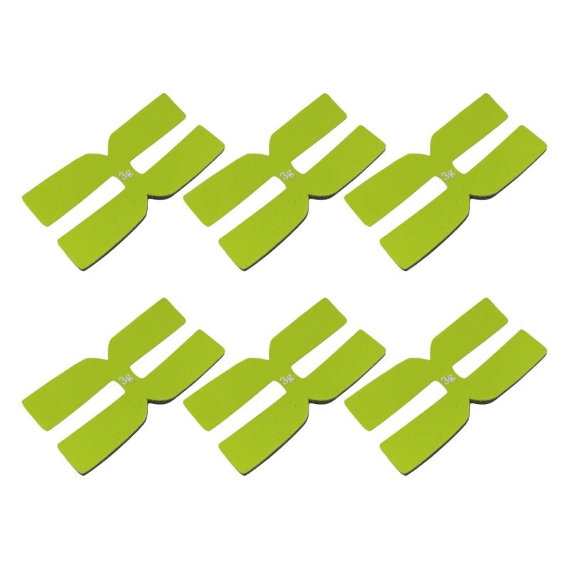 

6 шт. Накладки на ручку бадминтонной и теннисной ракеток, утяжелитель для ракетки, утяжелители для теннисной ракетки, лента для ручки теннисной ракетки, утяжеляющая подкладка для сетки ракетки зелёный