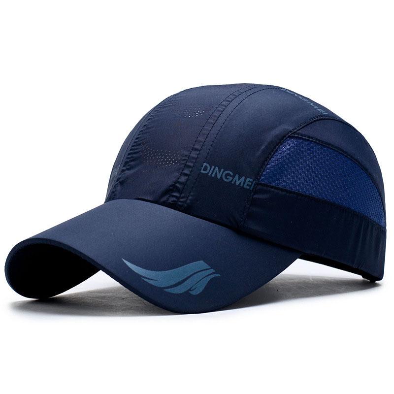 Baseballkappe Sommer Herren Damen Outdoor Sport Laufen Wandern Schweißkappe Männlich Schnelltrocknend Verstellbar Sonnenschutz Netz Truckerhut