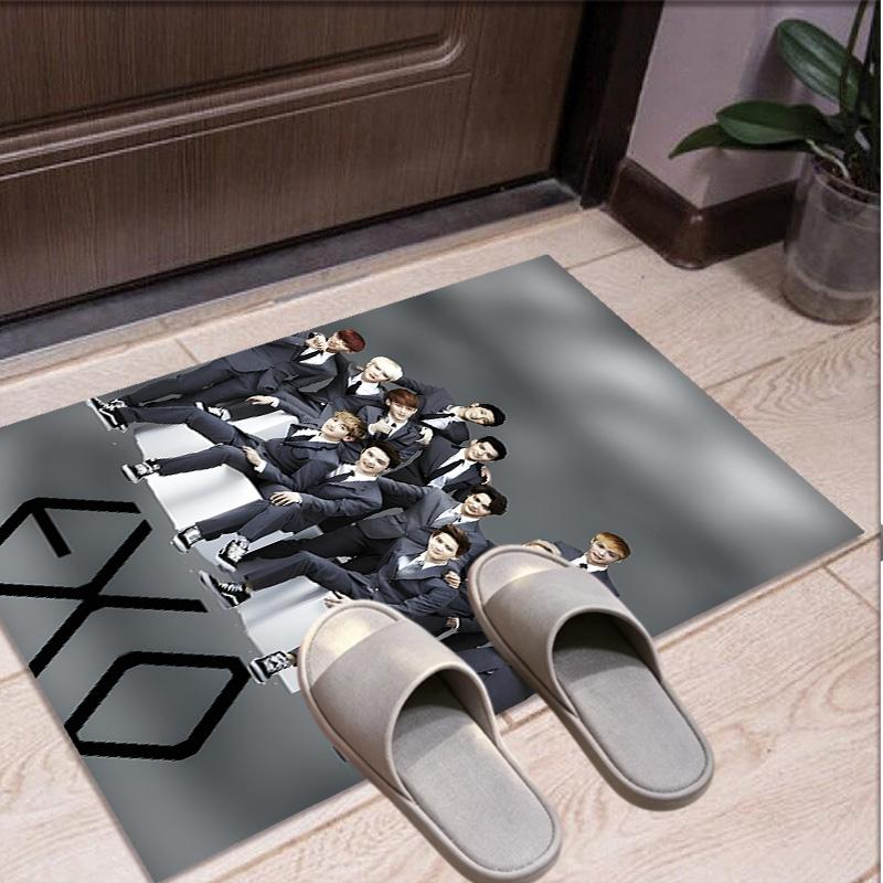 EXO Pattern Rug, Indoor/Outdoor Mat, for Picnic, Gameroom, Bedroom, Office, Living Room, Home Decor Carpet, Birthday Gift