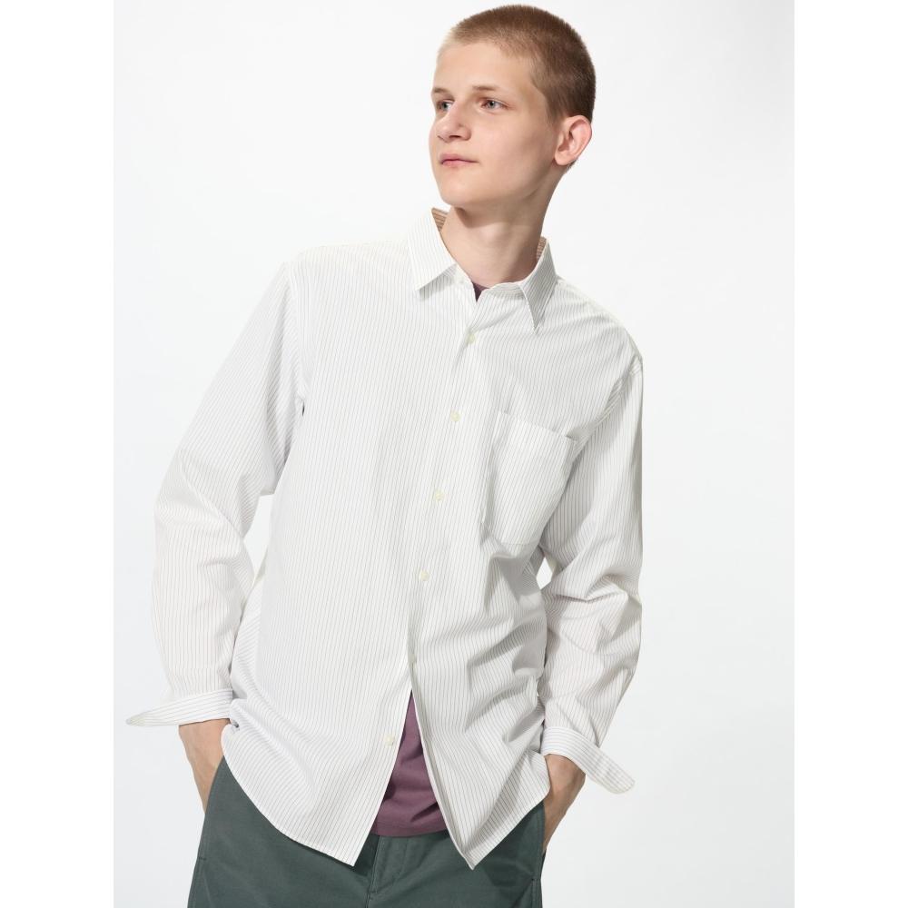 Uniqlo Japan Broad Shirt Stripes Regular Color