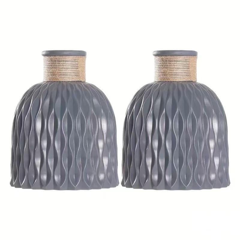 Plastic Flower Vase,Faux Ceramic Vase For Home Decoration Flower Arrangements,Home Decor,Flower Vase,Centerpiece,Table Decor