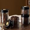 Coffee Beans Vacuum Sealed Tank Transparent Glass Food Storage Jars Household Moisture-Proof Air Extraction Airtight Container