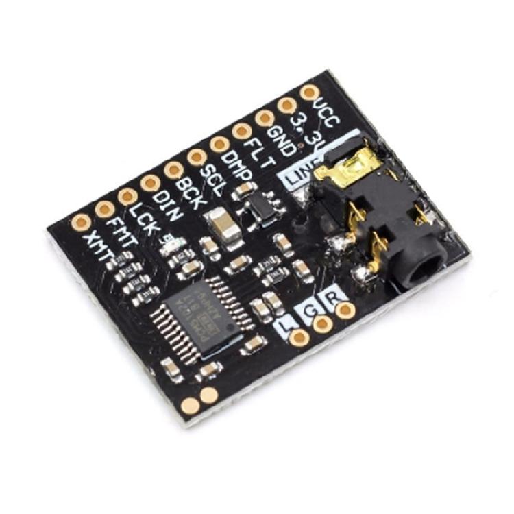 PCM5102A Sound Card Module Board Digital PCM5102A Sound Board Voice Module Stereo Sound Card with 3.5mm Output