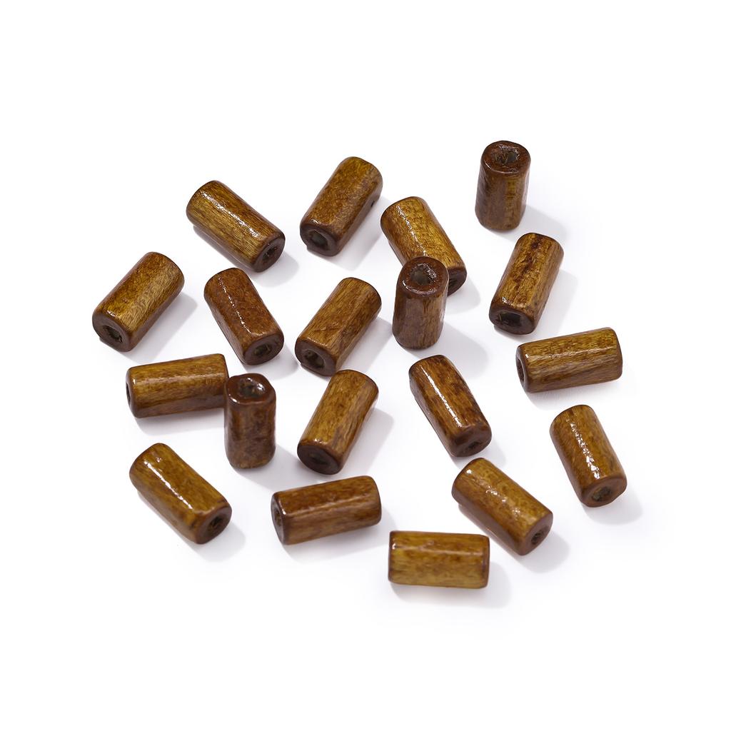 Handmade DIY Beaded Retro Wooden Beads Loose Beads Jewelry Accessories