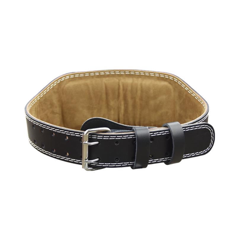 Unisex Fitness Waist Support Belt for Squats, Deadlifts, and Powerlifting Black