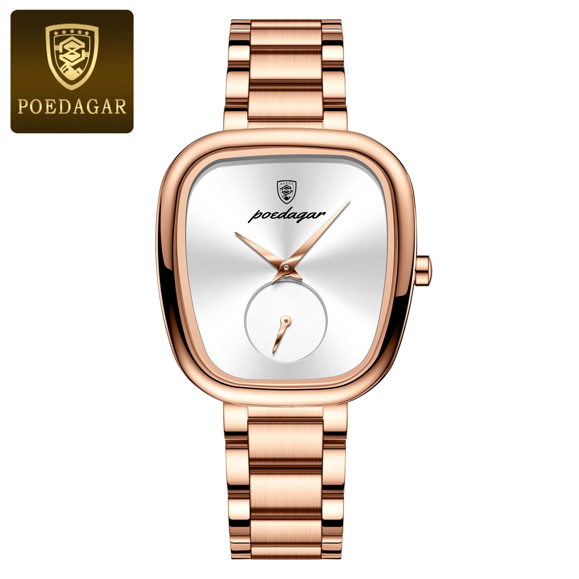 Luxury Rose Gold Women s Watch Stainless Steel Quartz Watch Waterproof Luminous Women s Watch 783