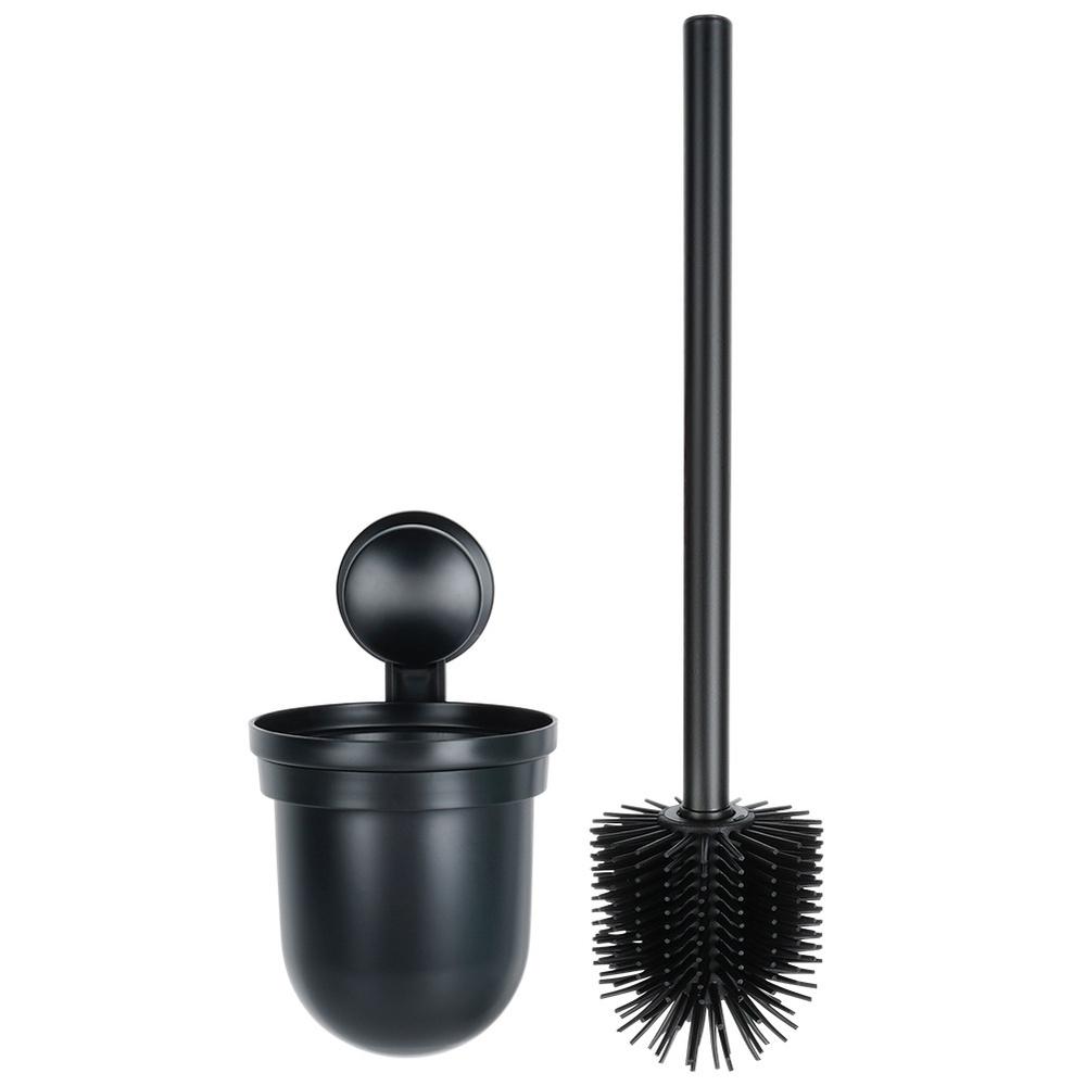 Silicone Toilet Brush for Bathroom, Wall-Mounted, Suction Cup