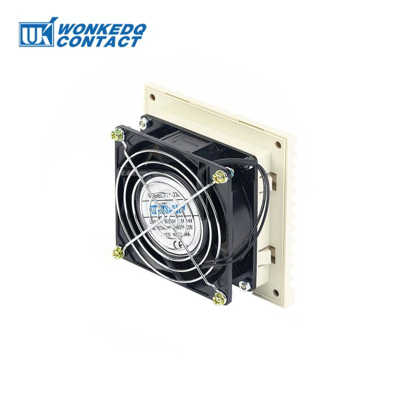 3321-230 Industrial Electrical Cabinet Fan Filter 92 mm Ventilation Set Shutter Cover Cooling Radiator Serve Air System 230V