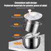 Premium 304 Durable Metal Salad Dryer For vegetables And Small Fruits With Space Saving Construction