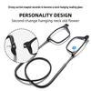 Magnetic Soft Tape Hanging Neck Reading Glasses for Men & Women - Portable & Secure