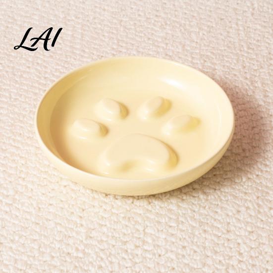 Slow Eating Pet Dish Ceramic Feeder Bowl Feeding Dog Prevents Non Tip Bowl Choking And Vomiting Food for Cats Dogs