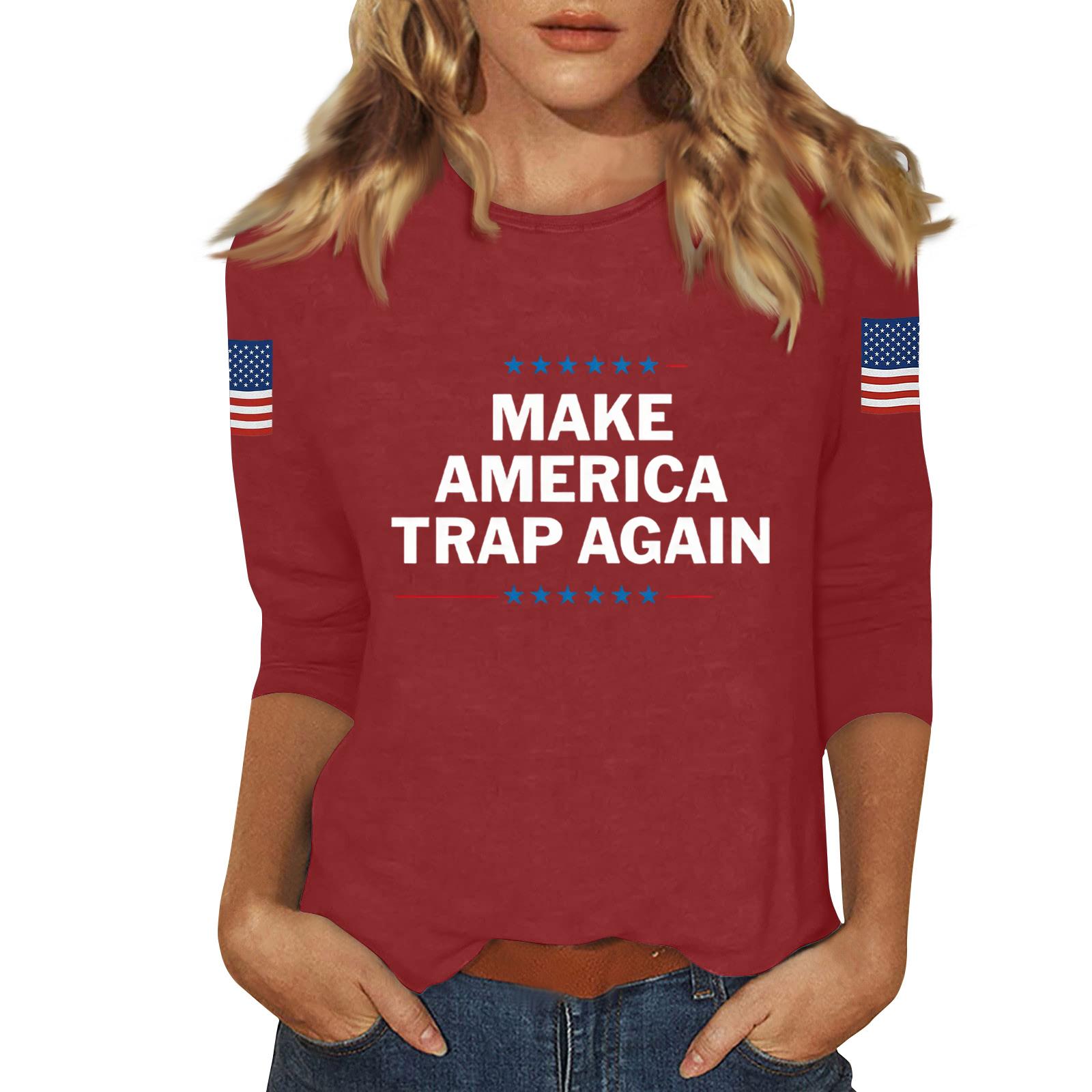 

Женский повседневный модный сексуальный удобный топ с вырезом и рукавом три четверти S винный