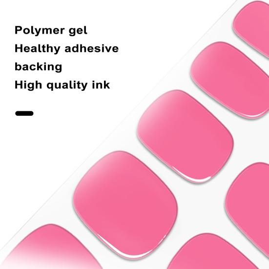 24Pcs Geometric Plaid Resistant Pattern Stickers Solid Color Nail Flower UV Gel Nail Patch