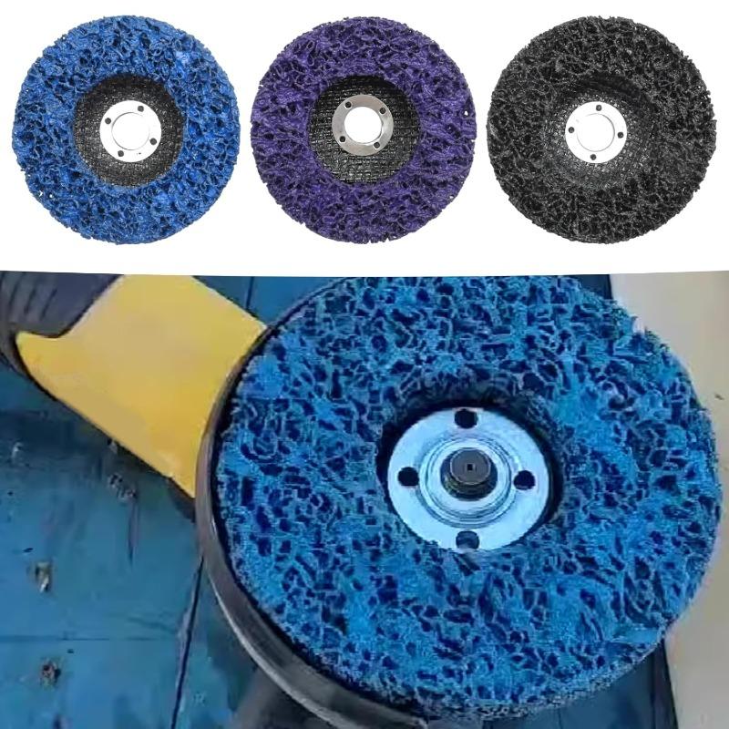 3 Pack 100mm Strip Discs Stripping Discs Rust Remover Wheel Remove Paint and Oxidation Poly Strip Wheel Disc