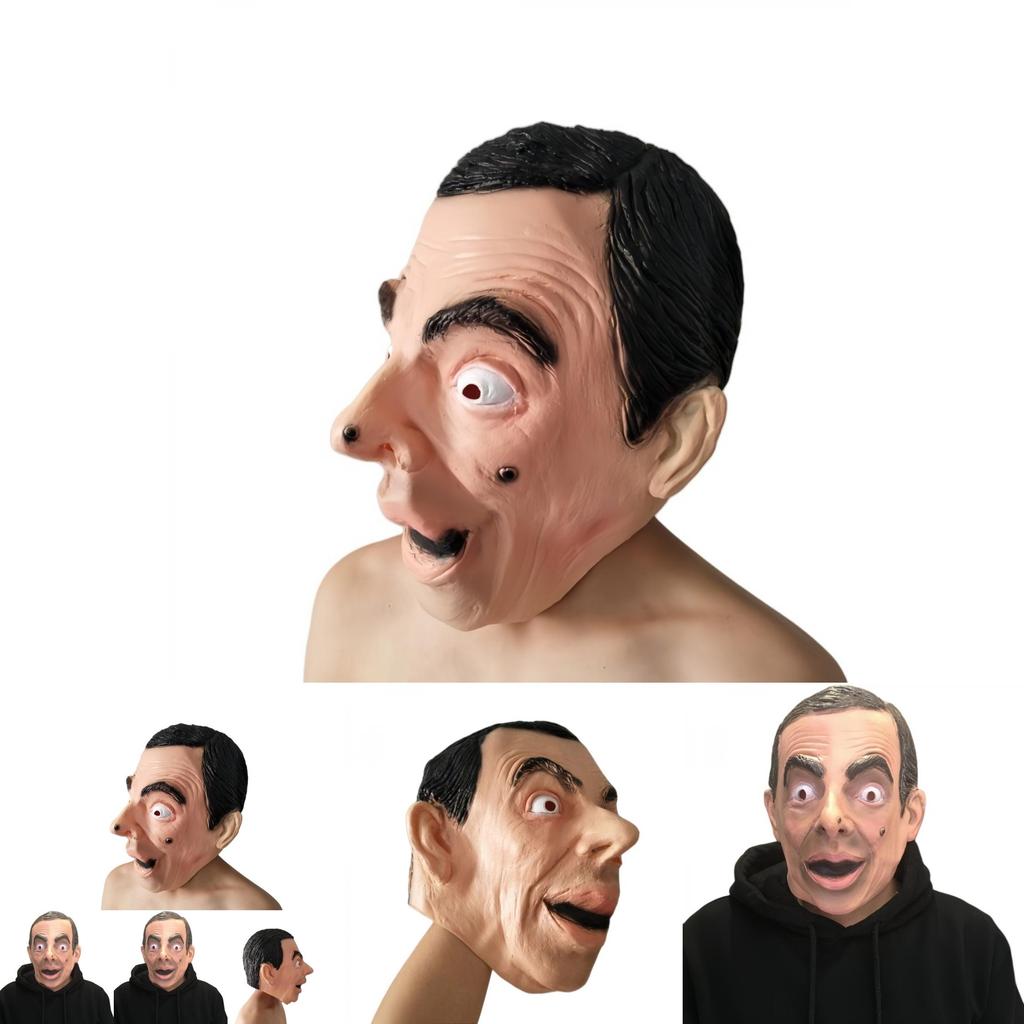 Johnny English Funny Latex Mr Bean Mask For Halloween And Christmas