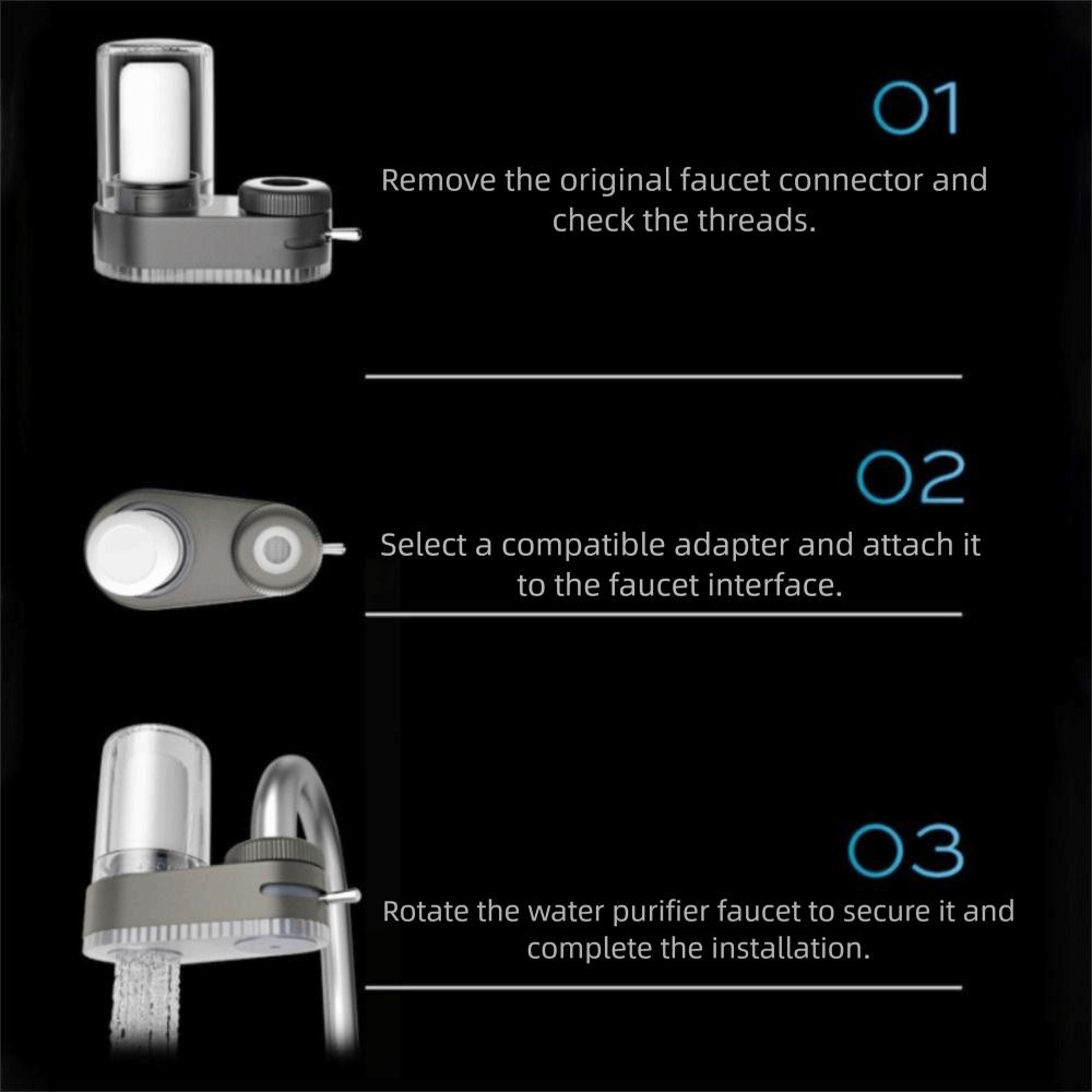 Washable Tap Water Purifier Dual Mode Faucet Water Purifier Practical Water Filter  Bathroom