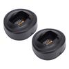 2PCS Two Way Radio Battery Charger ABS Two Way Talk Radio Replacement Charger Base Adapter for