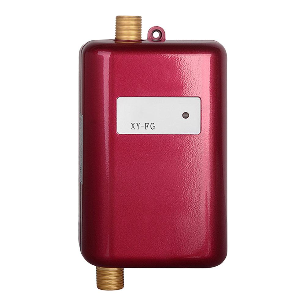 

Электрический мгновенный водонагреватель из нержавеющей стали 304, мгновенный, 3800 Вт, IPX4, водонепроницаемый, для душа/ванной/кухни, мойки AU красный