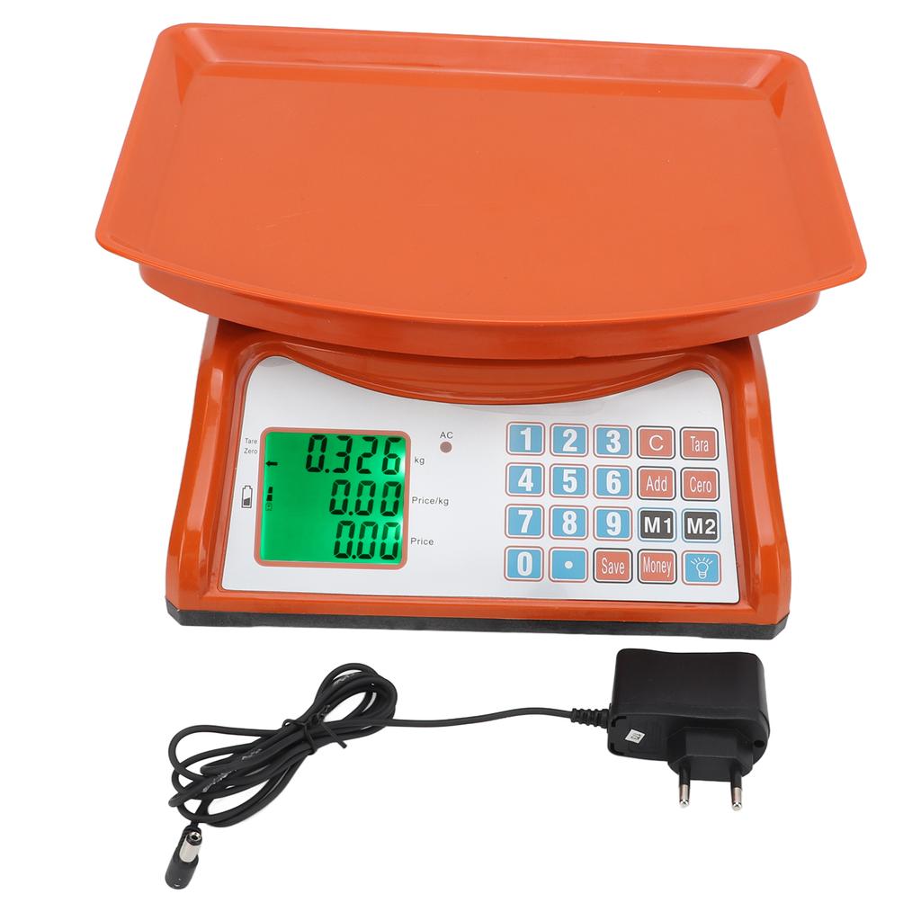 Electronic Scale High Definition Display Waterproof Small 30kg Electronic Pricing Scale 1g High