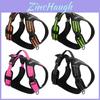 Pet Harness With Reflective Strips And Adjustable Length For Large Dogs And Outdoor Trips