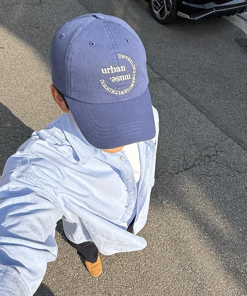 Teochisoul Urban Muse Modern Logo Ball Cap (Navy)