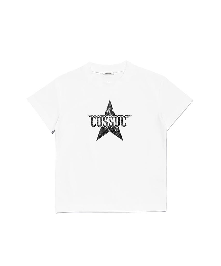 Koso (W) Star Crack Crop T-Shirt (Black)