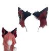 Realistic Plush Wolf Ear Headband Woman Girls Masquerade Photography Headband