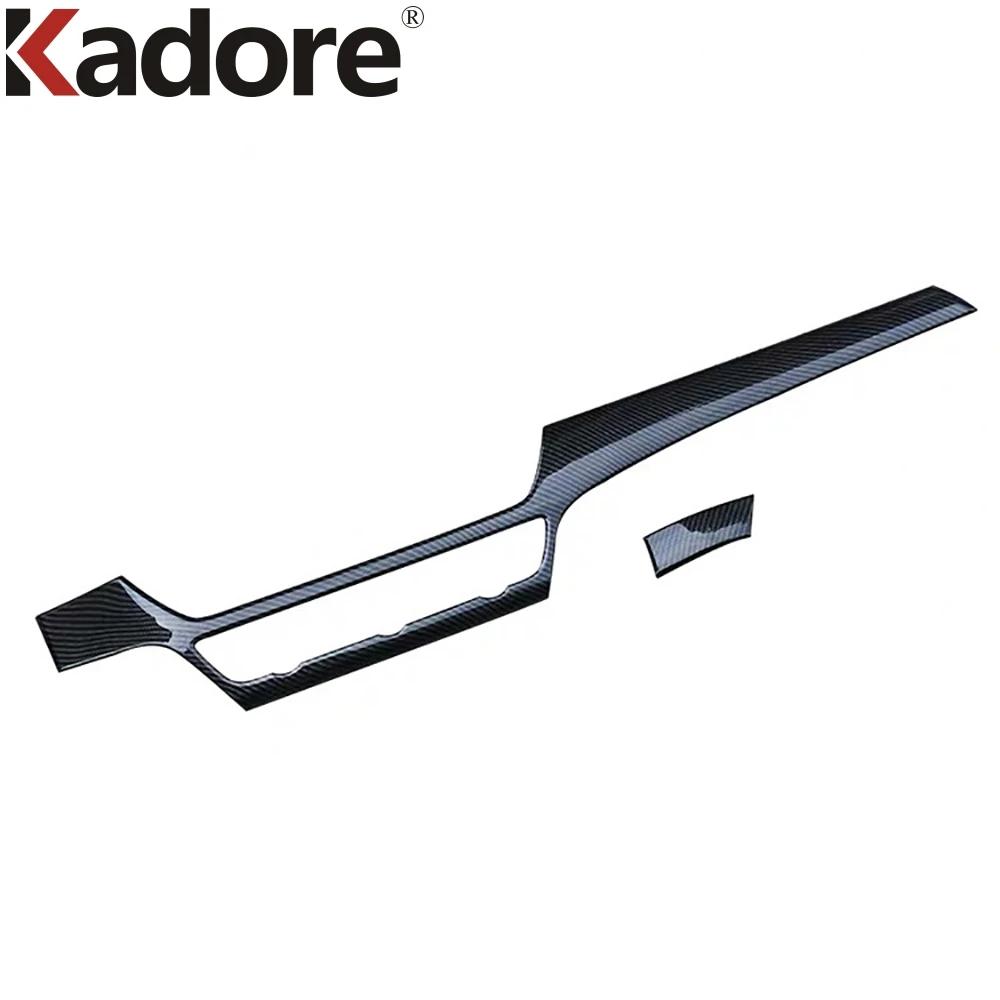 For Honda Accord 10th 2018     Carbon Fiber Interior Accessories Car Dashboard Central Control Panel Cover Trim