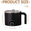 1.8L Candle Wax Melting Pot with 3 Level Temperature Adjustment Electric Heater for Home Candle Craft DIY Projects