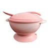Dish Set Baby Bowl Eating Assist Fine Workmanship No Burrs Smooth Surface Tableware Sucker Base Plate Suction Feeding Bowls