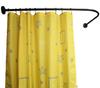 SIKAIQI Curved Shower Curtain X X Stainless Steel Corner Shower Curtain Rod Rod, L-Shaped, 70-100cm 70-100cm / 27.55"-39.37" 27.55"-39.37",