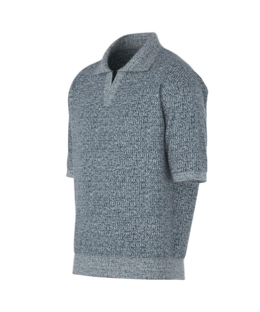 DREAMWORLD Bookle Half Collar Knit (Navy)