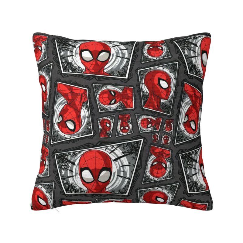 Custom Spiderman Superhero Cartoon Modern Pillow Cover Cushions Cover for Sofa