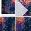 2pcs, 2D FLAT PRINTING Curtains (Without Rod) Underwater Harmony Halloween Festival Fashion Curtains Yarn Curtains Gifts Use for