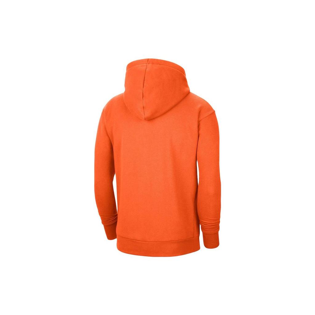 Nike WNBA Logo Print Pullover Hoodie With Drawstring Unisex Hoodie Orange DR9596-820