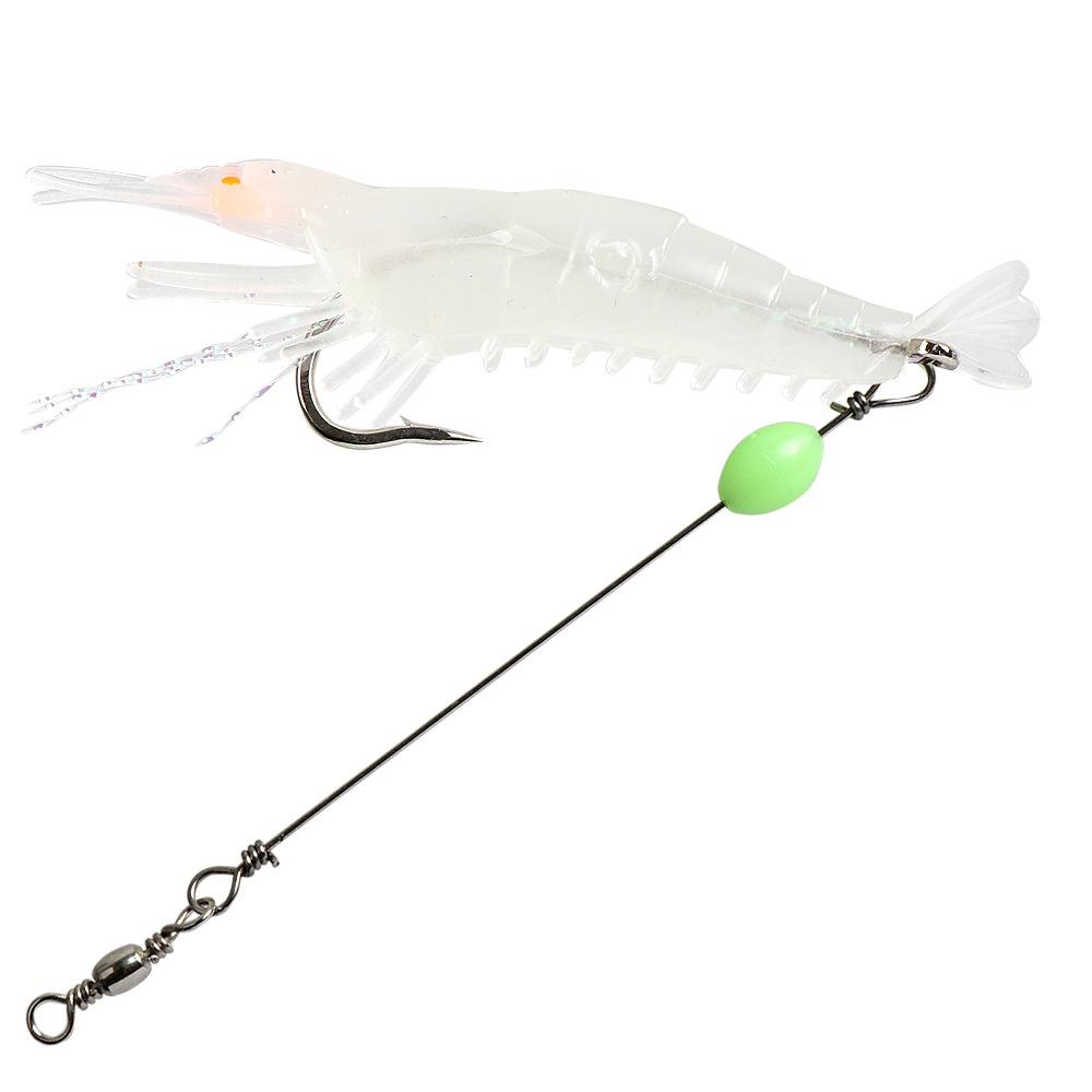 Lure Special Bionic Bait Luminous Shrimp9cm6gUniversal Fishing Lure Set with Hook for Bass, Snakehead, and Sunfish