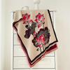 Winter New Lotus Scarf Women's Double-sided Jacquard Shawl Warm and Thickened Outer Cover Photo Wear Scarf