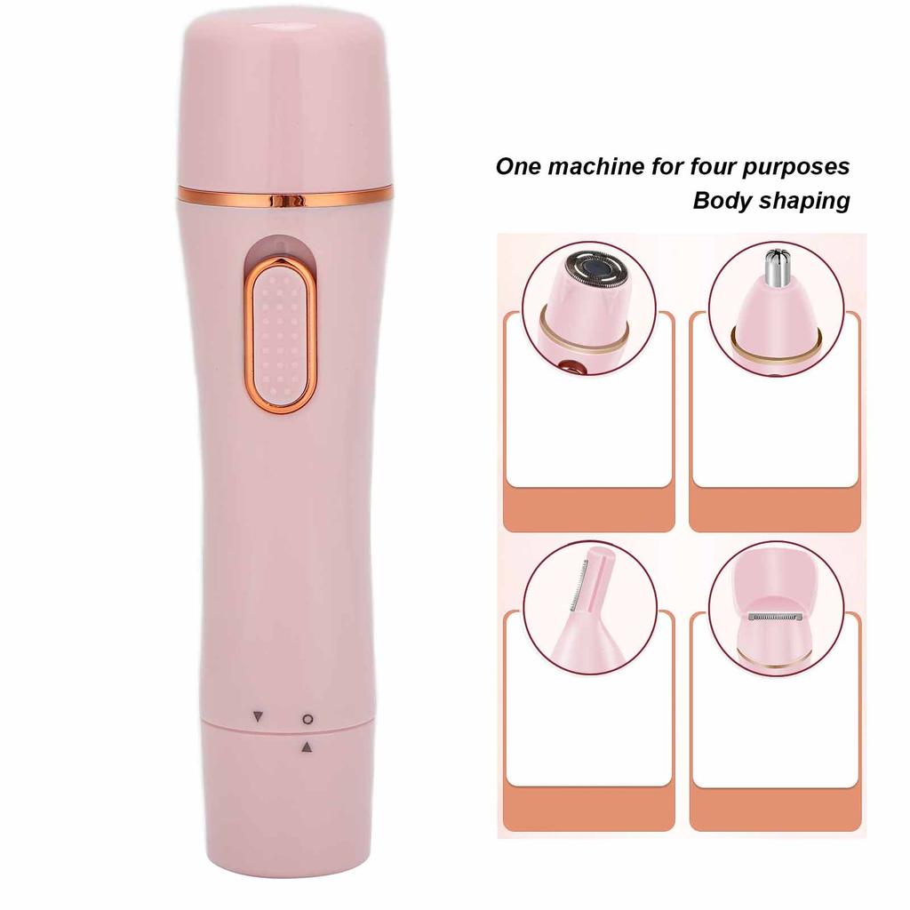 4 in 1 Facial Hair Removal Shaver USB Painless Facial Hair Remover Electric Eyebrow Trimmer