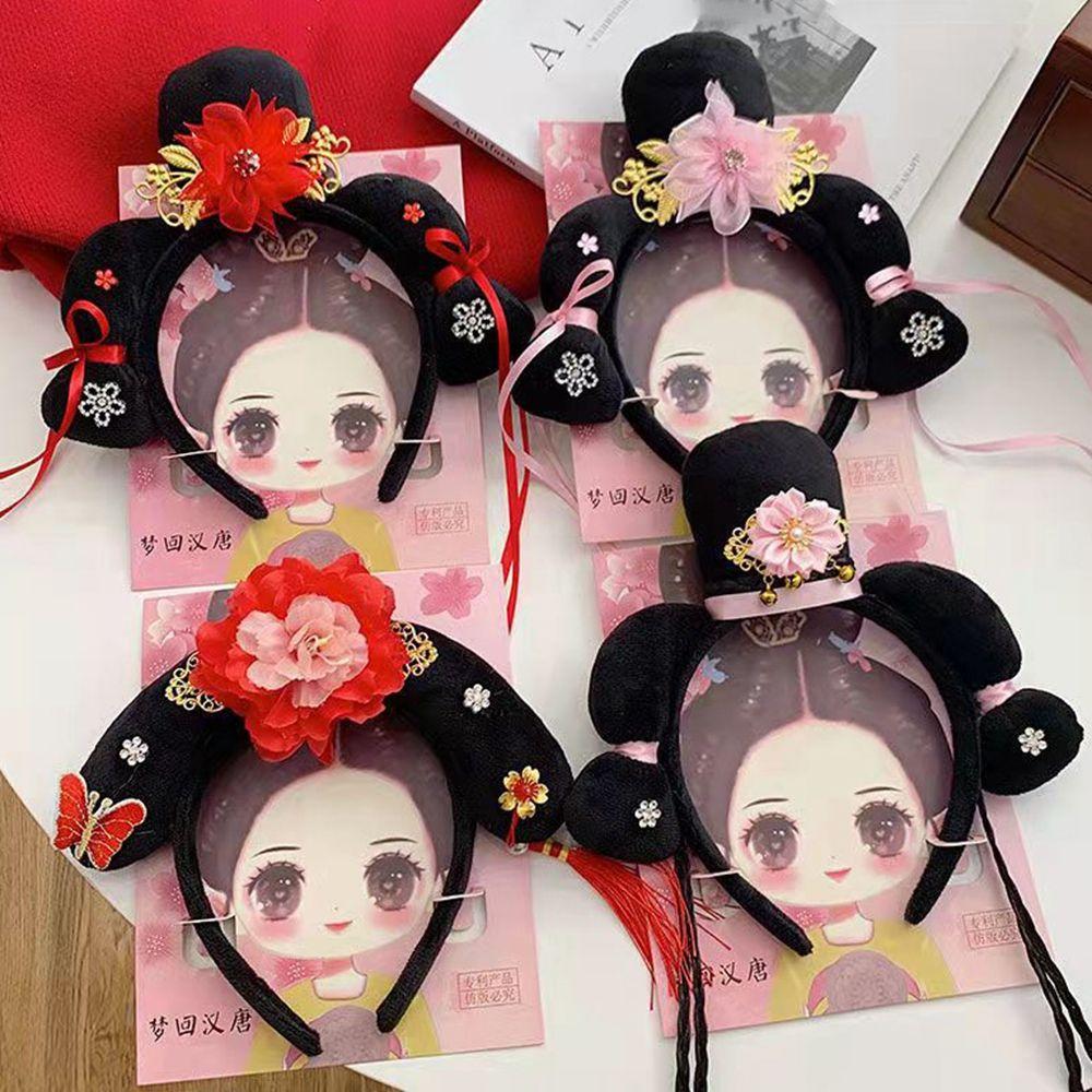 Chapelaria da Corte Real Chapelaria Estilo Chinês Chapelaria Estilo Antigo Chapelaria Arco de Cabelo Hanfu Faixa de Cabelo Antiga