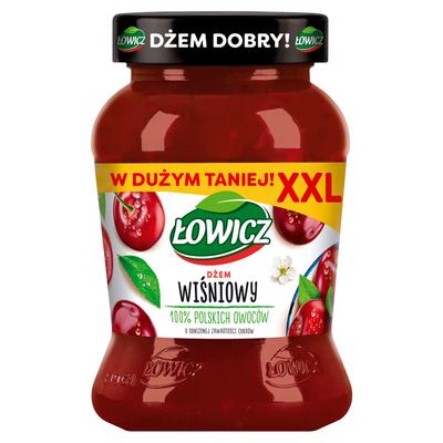 Łowicz XXL Kirschmarmelade mit reduziertem Zuckergehalt 450 g
