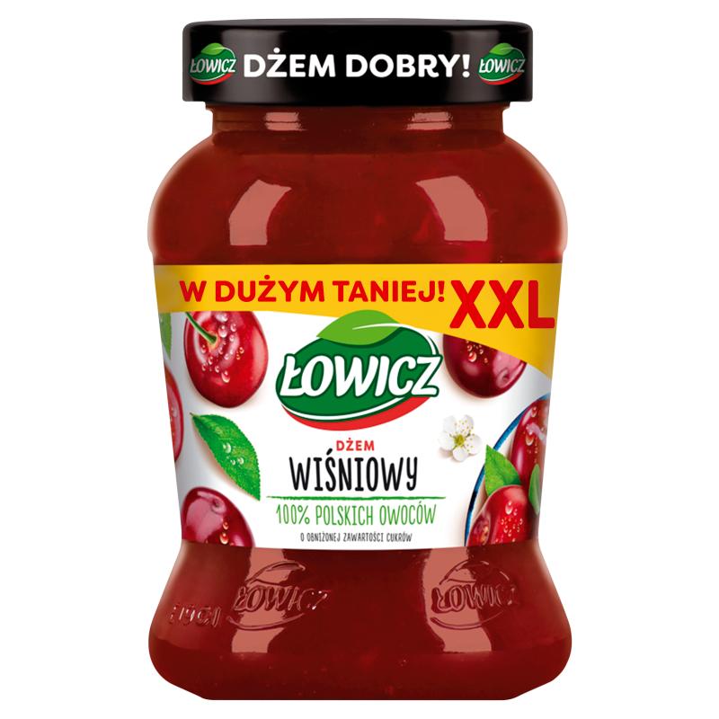 Łowicz XXL Kirschmarmelade mit reduziertem Zuckergehalt 450 g
