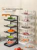 Shixun Foldable Multi-layer Kitchen Prep Storage Rack